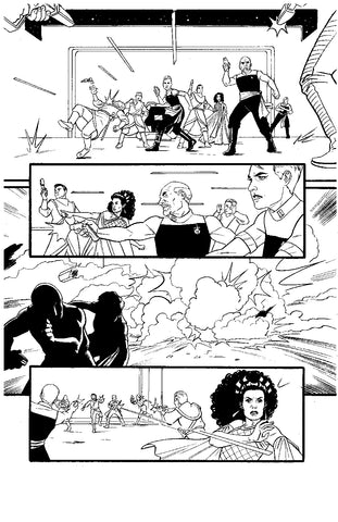 STAR TREK: MIRROR WAR TROI Original Comic Page 6