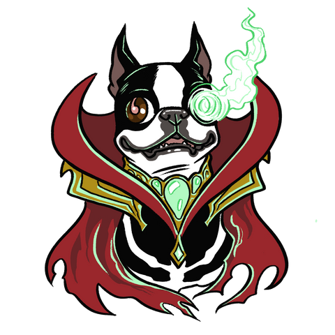 DUNGEONS & DOGGOS Glow in the Dark Stickers!