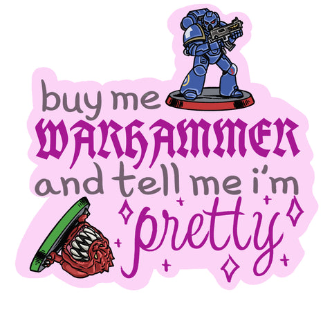 TELL ME I'M PRETTY Sticker