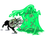 DUNGEONS & DOGGOS Glow in the Dark Stickers!