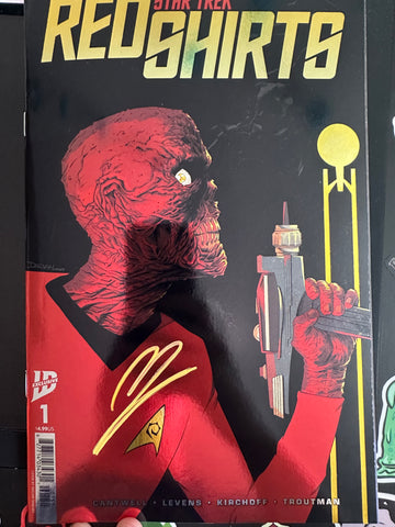 STAR TREK: RED SHIRTS #1 - Signed Exclusive Foil Cover Variant
