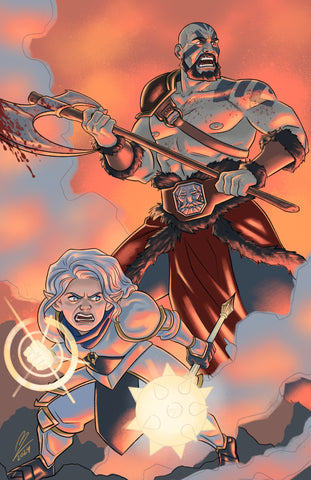 LEGEND OF VOX MACHINA: Pike and Grog 11X17 print