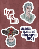 BG3 "I CAN FIX HIM" Sticker Sheet