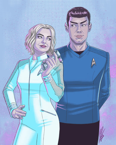 SPOCK & CHAPEL 8X10 Print
