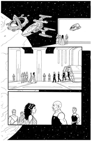 STAR TREK: MIRROR WAR TROI Original Comic Page 4